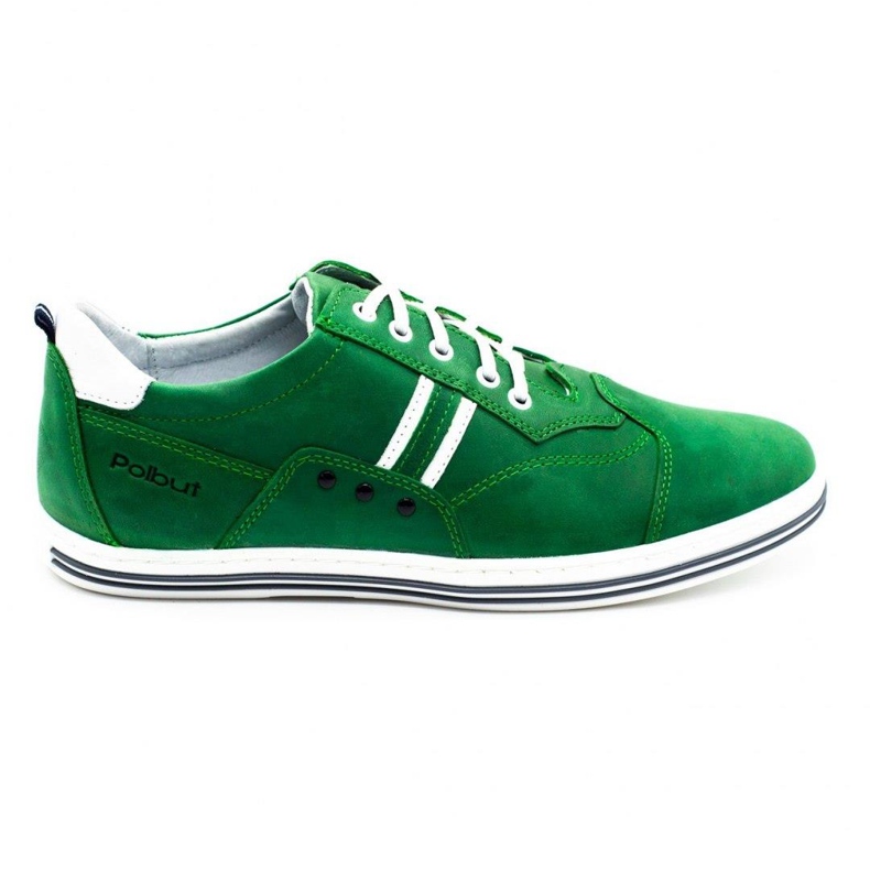 Polbut 1801 scarpe da uomo casual verdi verde