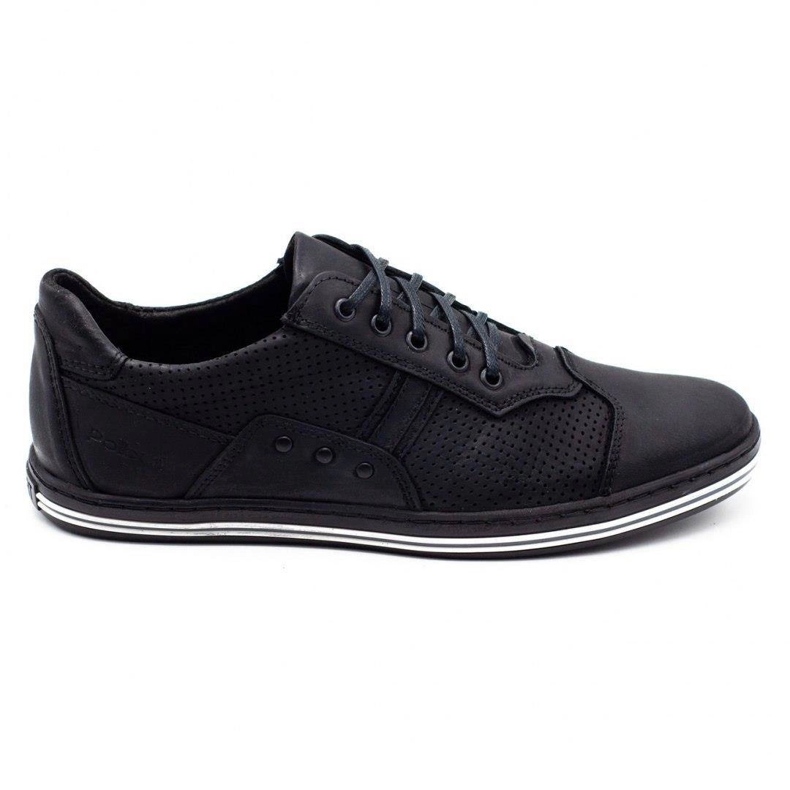 Polbut 1801P scarpe da uomo casual nere nero