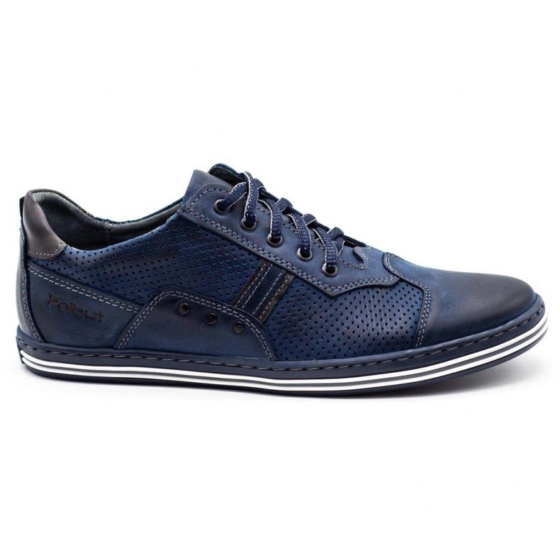 Polbut Scarpe casual da uomo 1801P blu navy
