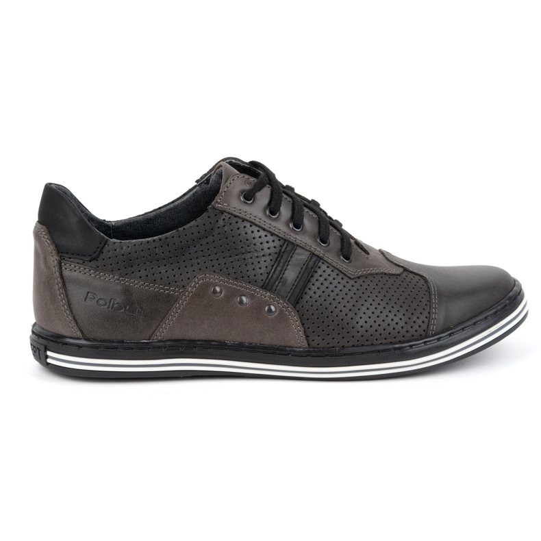 Polbut Scarpe casual da uomo 1801P grigio