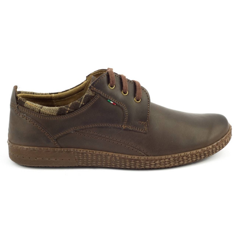 Scarpe casual da uomo 287M marroni marrone