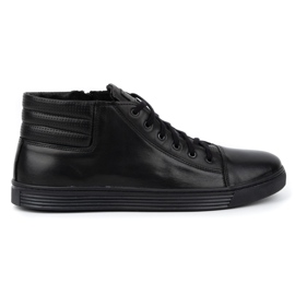KENT Scarpe casual da uomo 304 nere nero