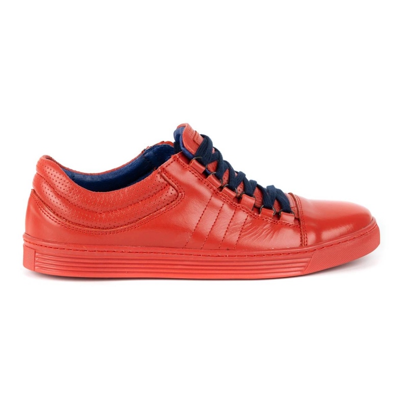 KENT Scarpe casual da uomo 305 rosse rosso