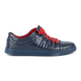 KENT Scarpe casual da uomo 305 blu navy