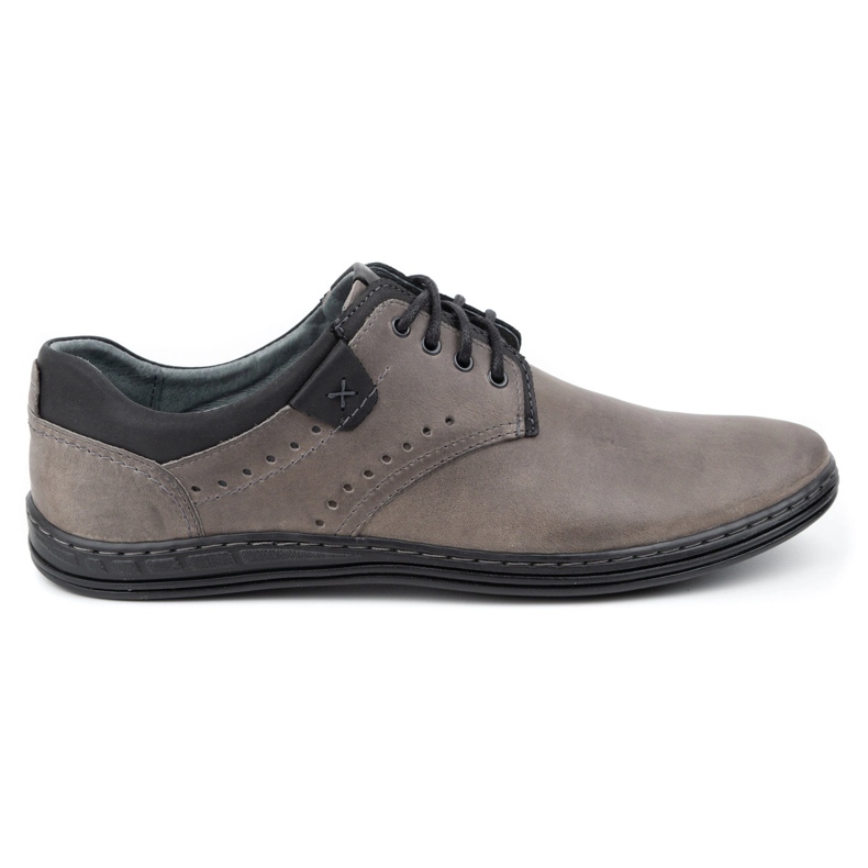 Polbut Scarpe da uomo casual grigie 402 grigio