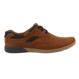 KOMODO Scarpe casual da uomo 861L rosse marrone