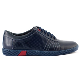 KOMODO Scarpe casual da uomo 910 blu navy