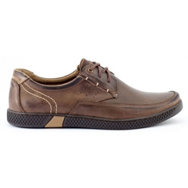 KOMODO Scarpe casual da uomo 911 testa di moro marrone
