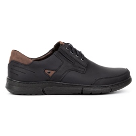Polbut Scarpe da uomo casual nere J55 nero
