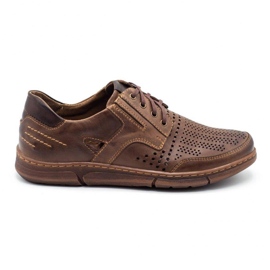 Polbut Scarpe casual da uomo J55 per l'estate marrone