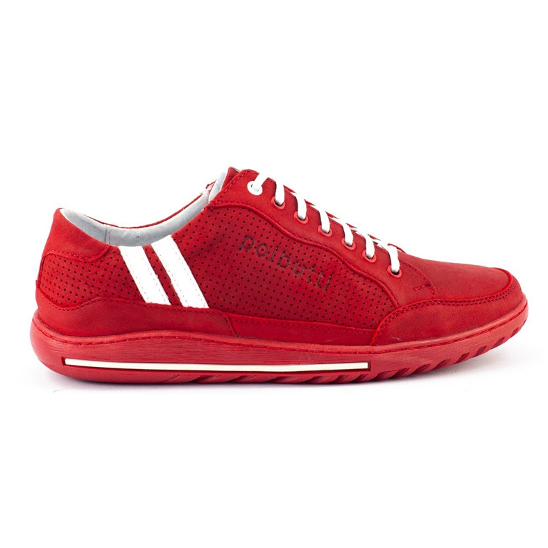 Polbut Scarpe casual da uomo JOK31 rosse rosso