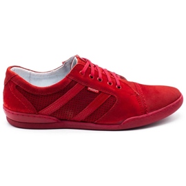 Polbut Scarpe casual da uomo R3 Perforation rosso