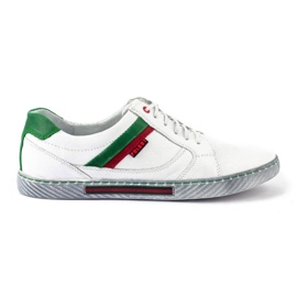 Polbut Scarpe da uomo bianche J47 bianco