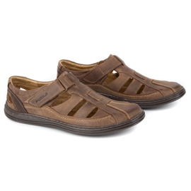 Polbut Scarpe da uomo marroni K18 marrone