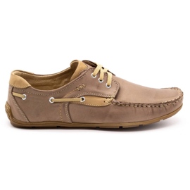 KENT Scarpe da uomo mocassini 208 marrone