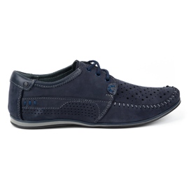 KOMODO Scarpe uomo mocassini 875 estate blu navy
