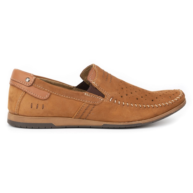 KOMODO Scarpe uomo mocassini 876 summer camel multicolore