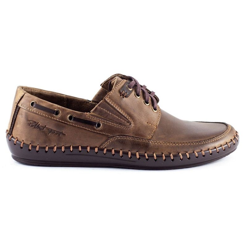 Polbut Scarpe da uomo, mocassini J69 marrone