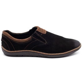 Joker Mocassini uomo in pelle 937 nero