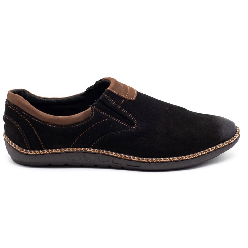 Joker Mocassini uomo in pelle 937 nero