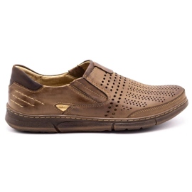 Polbut Scarpe estive da uomo J51 marrone