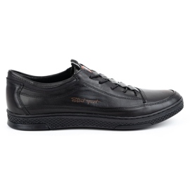 Polbut Scarpe casual da uomo in pelle K22 kabir nero
