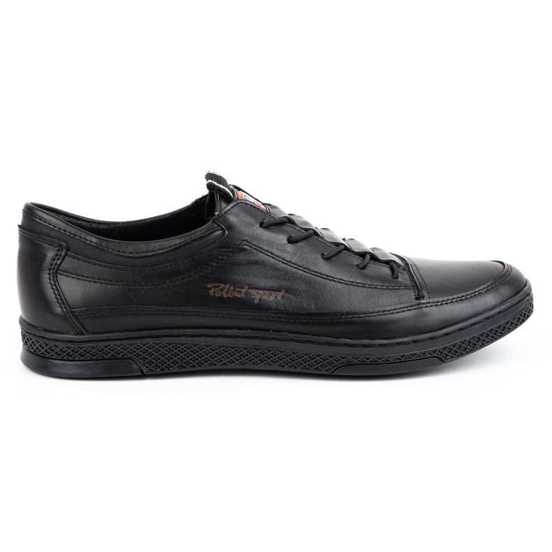 Polbut Scarpe casual da uomo in pelle K22 kabir nero