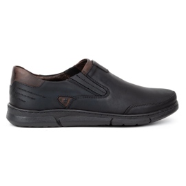Polbut Scarpe slip-on da uomo J51 nere nero