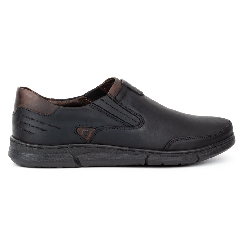Polbut Scarpe slip-on da uomo J51 nere nero