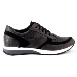 Polbut Scarpe sportive da uomo grigie C47P grigio