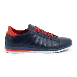 KENT Scarpe sportive casual da uomo 401O blu navy