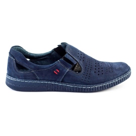 KOMODO Slip scarpe uomo 864 blu navy