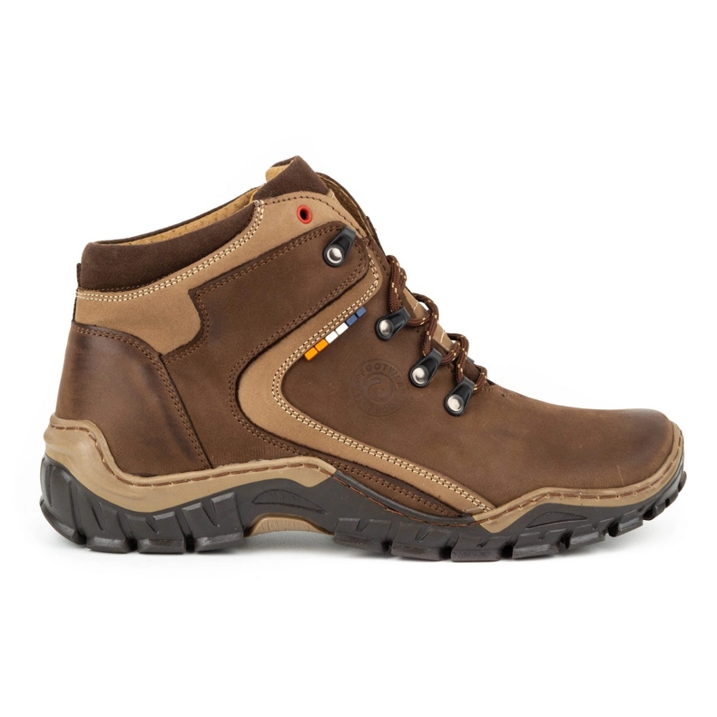 Olivier Scarpe invernali da uomo 129 Brown marrone