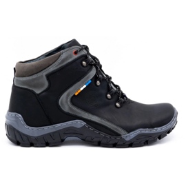 Olivier Scarpe invernali da uomo 129 Black nero