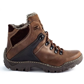 KENT Scarpe invernali da uomo Stivali da neve 119 marrone, trekking