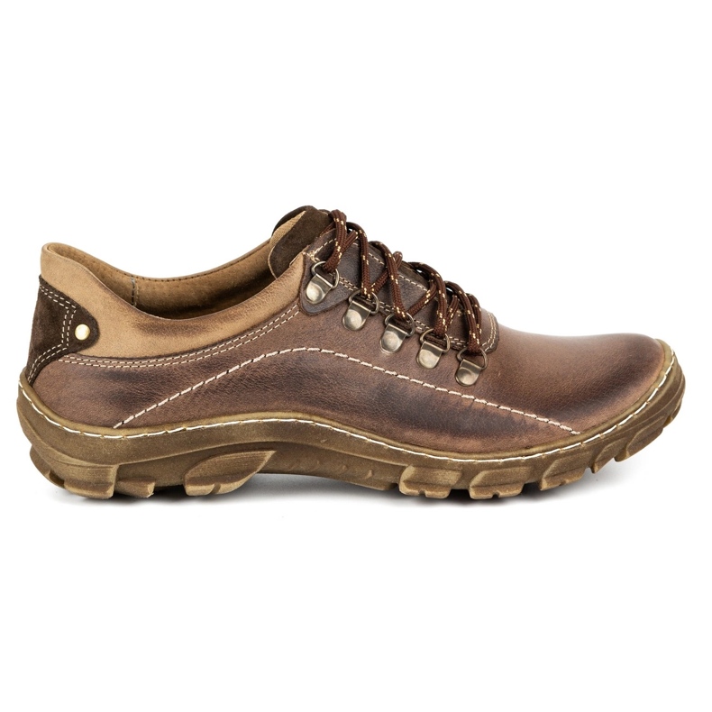 KOMODO Scarpe trekking uomo pelle 700 marrone