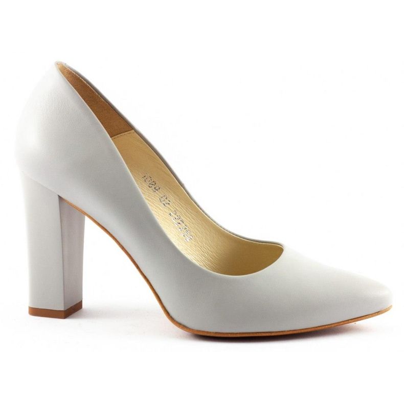 Clasicco Décolleté da donna sul post 1089 grigio chiaro