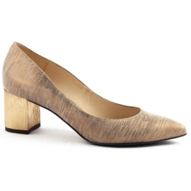 Anis Décolleté da donna sul pilastro 3638 beige