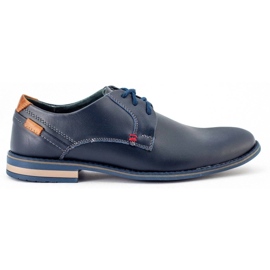 KOMODO Scarpe eleganti da uomo 859 blu navy
