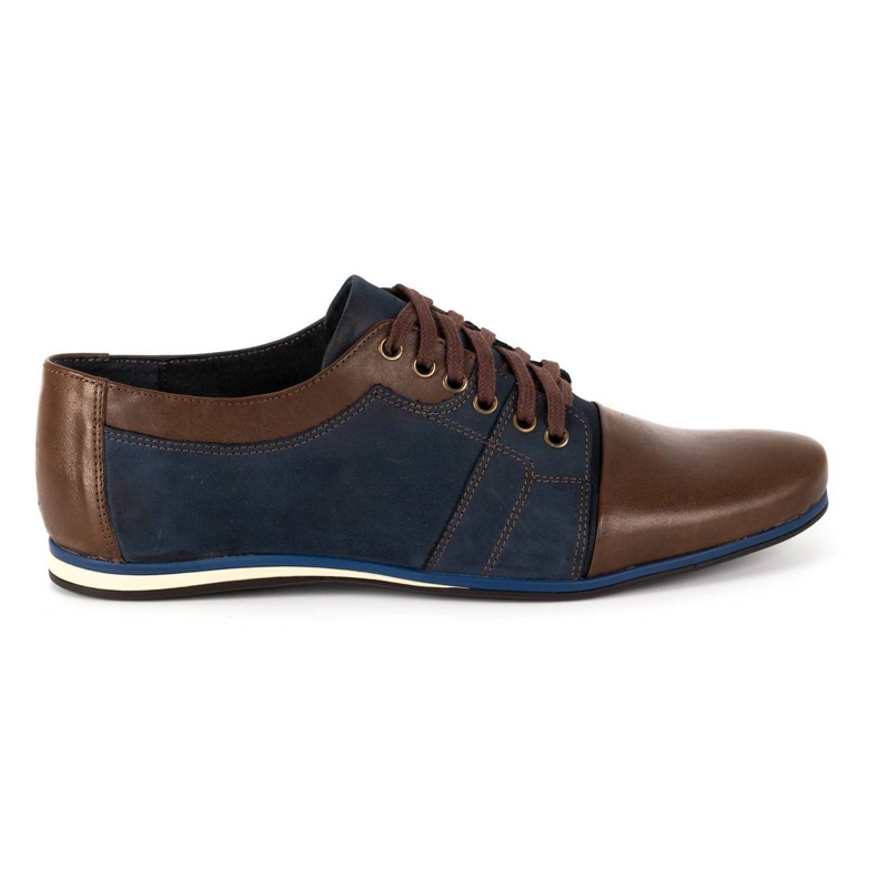 Scarpe eleganti da uomo per jeans 730 marrone