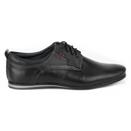 Olivier Scarpe eleganti da uomo per jeans 731 nere nero