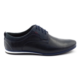 Scarpe eleganti da uomo per jeans 731 blu navy