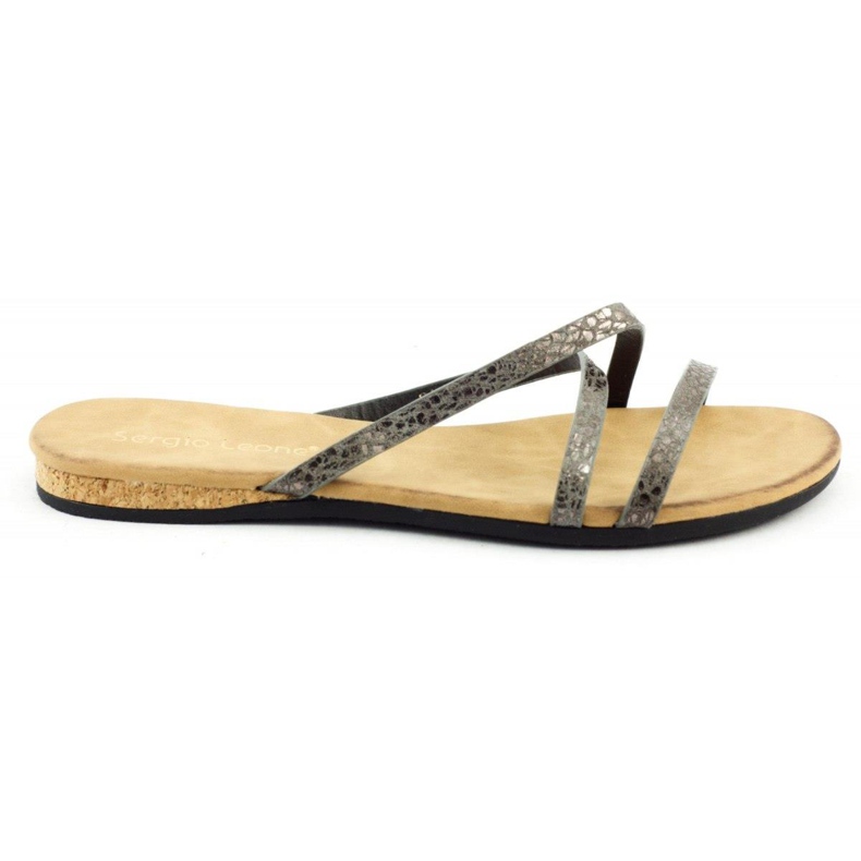 Sergio Leone Pantofole 2118 grigie grigio