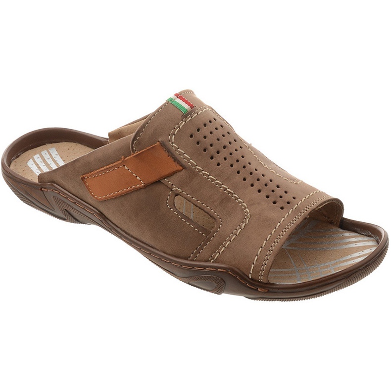 Pantofole da uomo 307 marroni marrone