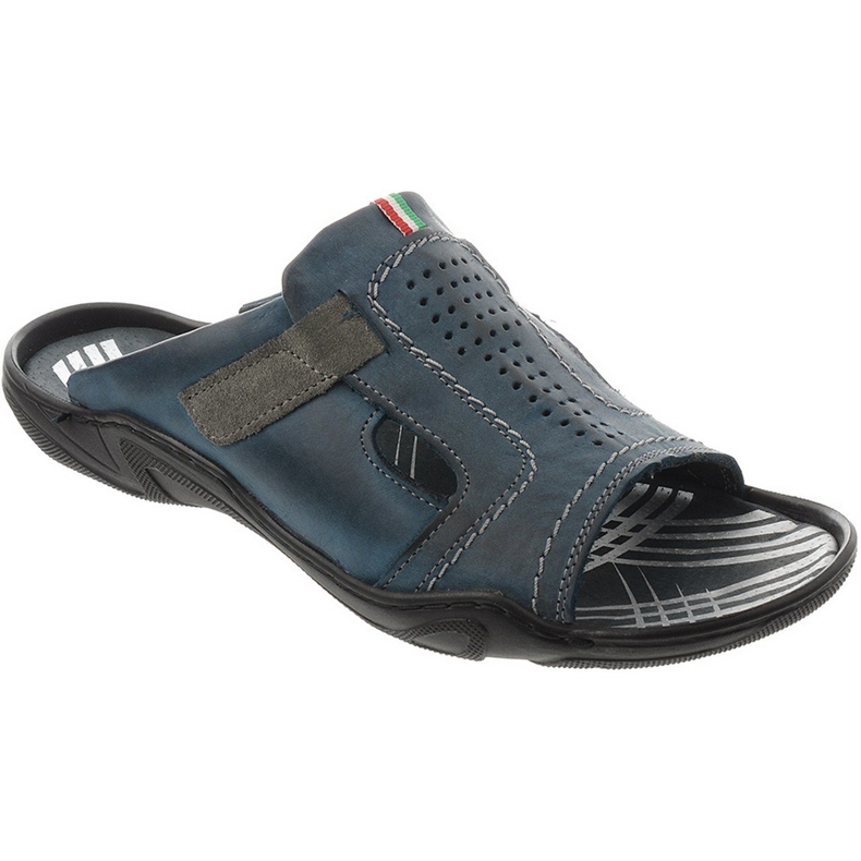 Pantofole da uomo 307 blu navy