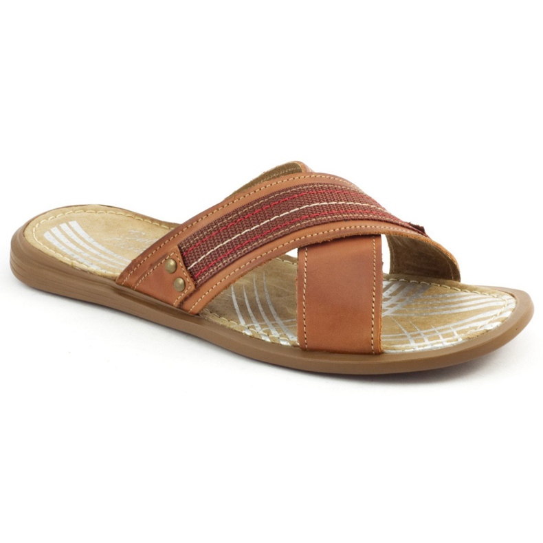 Pantofole da uomo 330 marroni marrone