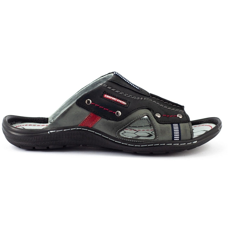 Pantofole nere 334GT da uomo nero