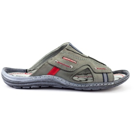 Pantofole da uomo 334GT grigie grigio