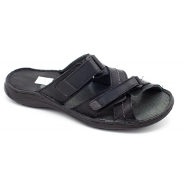 Polbut Pantofole da uomo SA06 nere nero