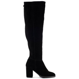 Saway Stivali da donna sul 63-W post nero